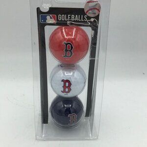 3 Pack of Boston Red Sox Golf Balls  Sealed